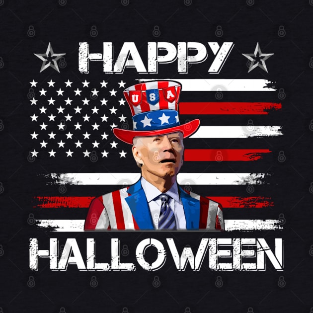 4th Of July Shirts Funny Joe Biden Happy Halloween Confused 4th of July 2023 by StarMa